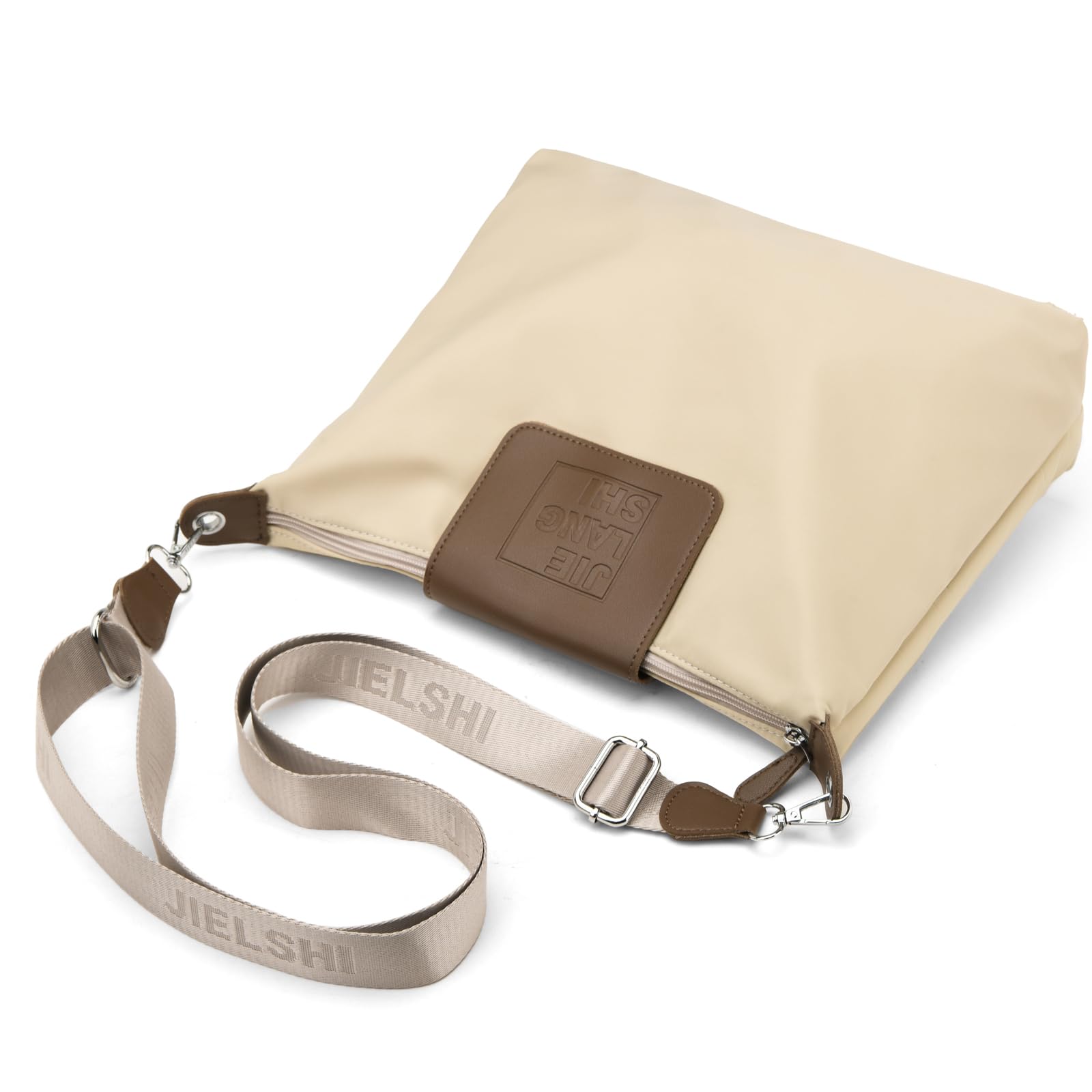 JANKS Large Crossbody Bag for Women Fabric Nylon Casual Commuter Trendy Fashion Hobo Shoulder Ladies Travel Handbag - Image 8