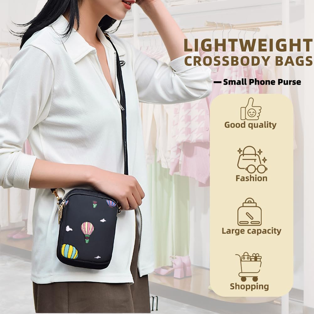 JANKS Small Crossbody Bag for Women Mini Cell Phone Bag Travel Pouch Wallet Purses Adjustable Over Shoulder Strap - Image 7