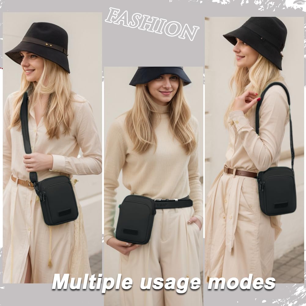 JANKS Small Crossbody Bag for Women Mini Cell Phone Bag Travel Pouch Wallet Purses Adjustable Over Shoulder Strap - Image 7