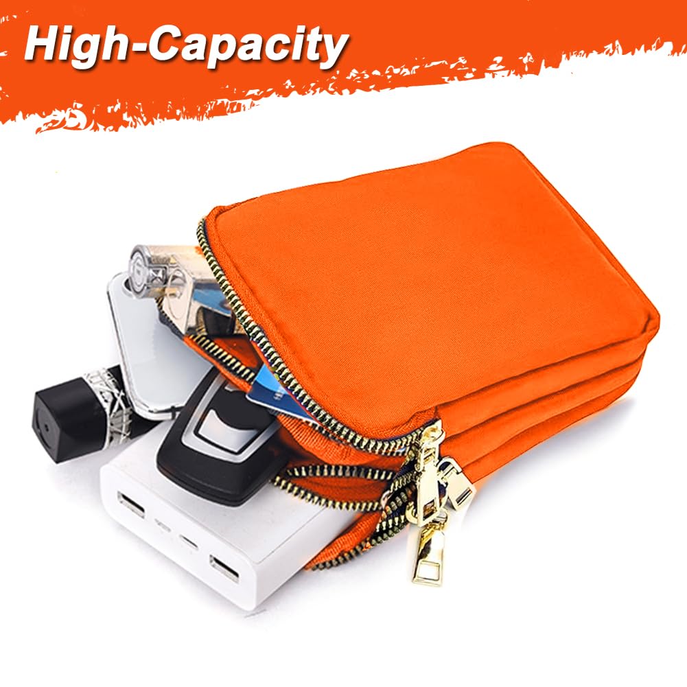 JANKS Small Crossbody Bag for Women Mini Cell Phone Bag Travel Pouch Wallet Purses Adjustable Over Shoulder Strap - Image 5