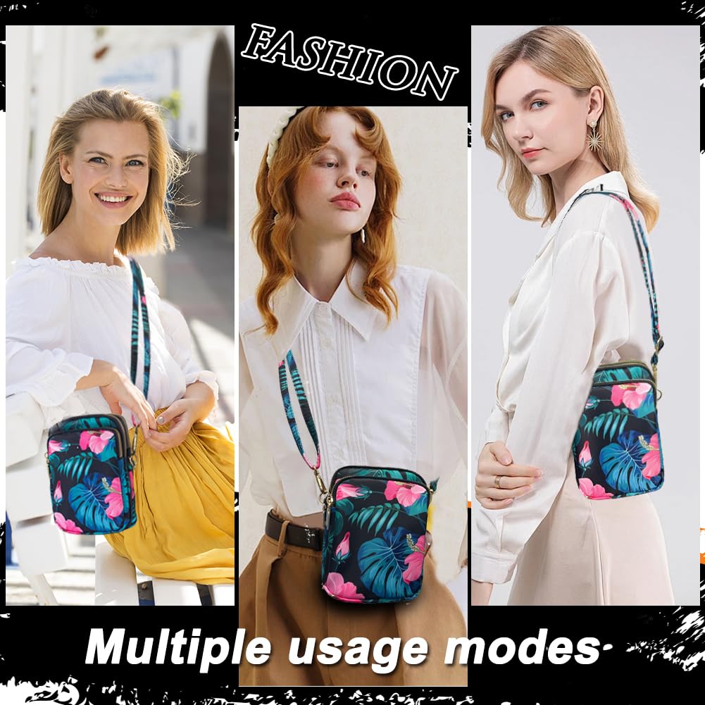 JANKS Small Crossbody Bag for Women Mini Cell Phone Bag Travel Pouch Wallet Purses Adjustable Over Shoulder Strap - Image 6