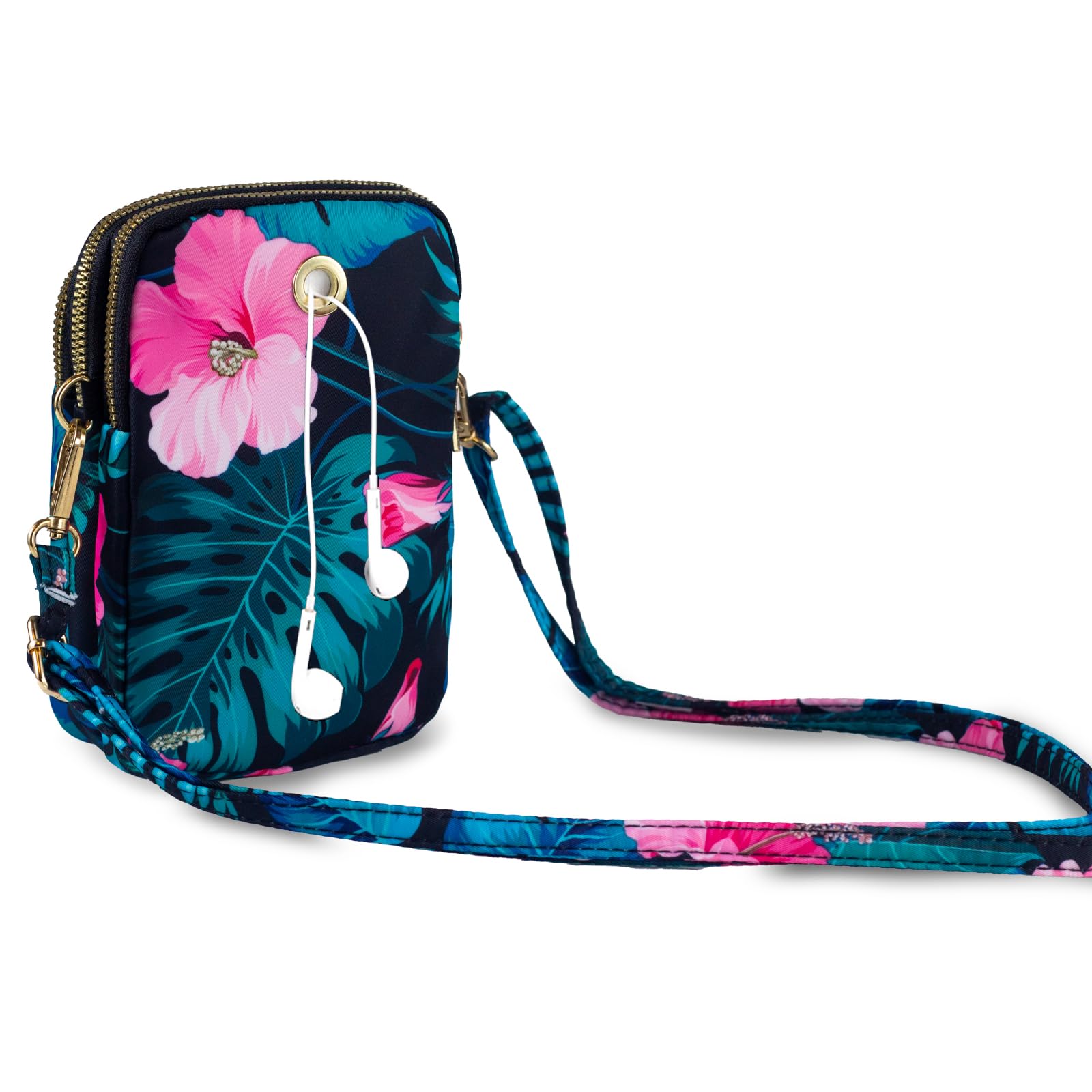 JANKS Small Crossbody Bag for Women Mini Cell Phone Bag Travel Pouch Wallet Purses Adjustable Over Shoulder Strap - Image 7