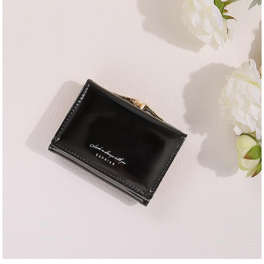 JANKS Small Wallet for Women Mini Laser Card Holder Case Iridescent Holographic Purse with Coin Pocket for Girls Ladies - Image 6